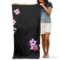 Annays Beautiful Flowers Lightweight Absorbent Quick-Drying Spa Towels Swimsuit Bath and Shower Towel Beach Blanket for Women，Men 80x130cm 31.5x51.2inches - B07VMQ14WT